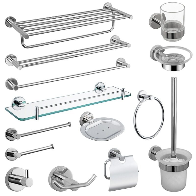 bathroom accessories chrome